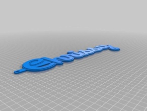 chrissy nametag keychains customized 3d print model - Mito3D