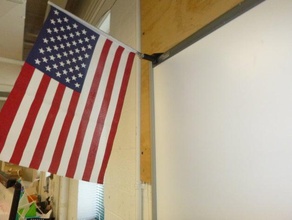 flag holder smart board organization american flag classroom everyday school