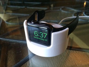 bz apple watch supporto del caricatore 38mm ver 02 wip mobile telefono stand 3d print model - Mito3D