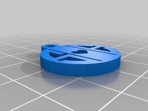 meine kundenspezifische Monogramm-Anhänger mehrere Schleifen Schmuck 3d print model - Mito3D