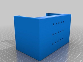 my customized multimeter wall holder tool holders boxes 3d print model - Mito3D