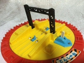 plarail girar a la mesa de partes reparación mecánica los juguetes restaurador tomy plataforma giratoria 3d print model - Mito3D