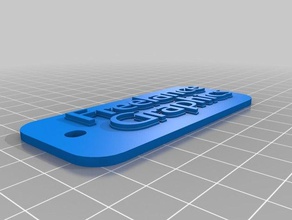 il mio personalizzato multiline tag portachiavi 3d print model - Mito3D