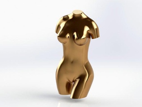 torso feminino a minha vênus esculturas 3d print model - Mito3D