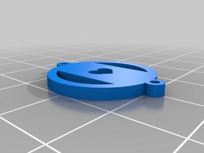 monogram kolye dd takı özelleştirilmiş 3d print model - Mito3D