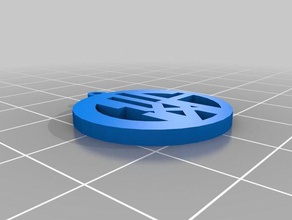 monograma colgante cf la joyería personalizado 3d print model - Mito3D