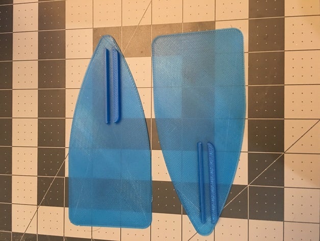 flitetest mini seta estabilizador vertical 3d impressoras pés 3D print model - Mito3D