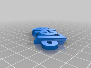 leila Anahtarlık keyfob organizasyon özelleştirilmiş 3d print model - Mito3D