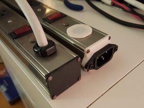 iec-inlet-adapter Steckdosenleiste - Ersatz Teile power bar 3d print model - Mito3D