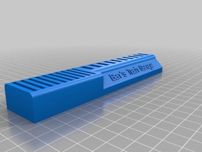my customized usb stick sd card holder v40 organization 3d print model - Mito3D