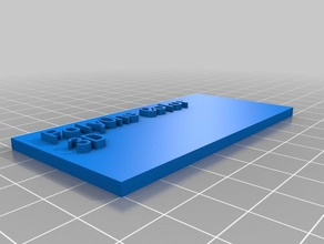 plate kr other customized 3d print model - Mito3D