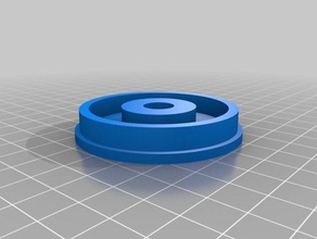hatchbox filamento de soporte bobina rodamiento 608zz 3d la impresora accesorios 3d print model - Mito3D