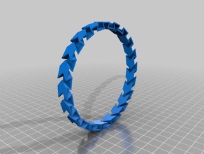 il mio personalizzato flex braccialetto customizer bracciali 3d print model - Mito3D