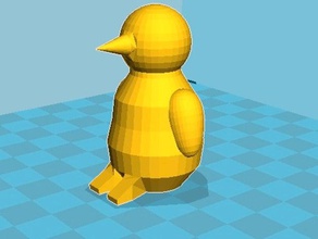 pinguino animali 3d print model - Mito3D