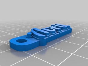avril llaveros personalizado 3d print model - Mito3D
