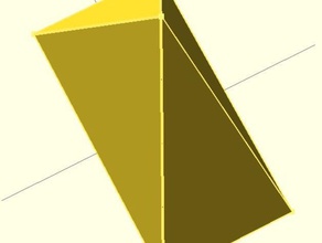 pyramide rectangulaire module d'autres openscad 3d print model - Mito3D