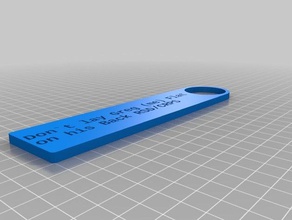 my customized 180 lengthdont lay flat organization 3d print model - Mito3D