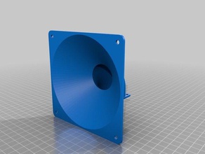 40mm 120mm right-angled fan adapter 10mm manifold length 3d printing customized 3d print model - Mito3D