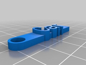 car-keychain 2 organization customized 3d print model - Mito3D