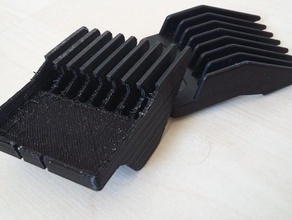 aparador de pêlos extensão partes corte cabelo 3d print model - Mito3D