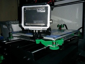 wanhao duplicator i3 gopro 6mm Kamera montieren 3d Drucker - Zubehör mount malyan in Auftrag gegeben wurde m150 monoprice makerselect prusa 3d print model - Mito3D