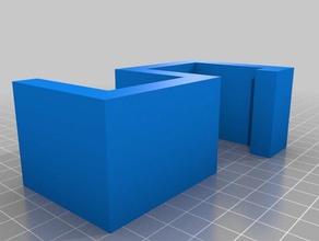Nachahmer Schreibtisch Haken office angepasst 3d print model - Mito3D