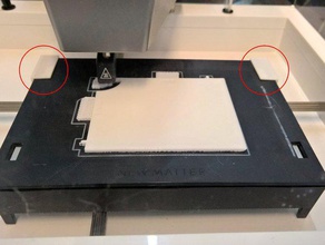 mod-t-Druck-Bett-clips 3d Drucker Zubehör 3dprinter Bett clip clips mod-t modt neue Materie new matter newmatter Platte problem 3d print model - Mito3D
