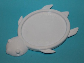 sous verre tortue unter-Glas-Schildkröte Haushalt 3d print model - Mito3D