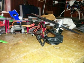 zmr250 motor ángulo de 18&ordm diy ar drone diydrone diydrones racer shendrones 3d print model - Mito3D