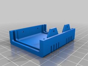 custombox parte inferior la electrónica personalizado 3d print model - Mito3D