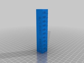 temp Turm pla 1 3 d drucken tests angepasst 3d print model - Mito3D