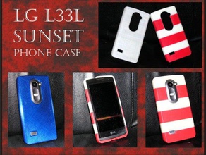 lg pôr do sol l33l &tributo de caso 2 móveis telefone celular 3d print model - Mito3D