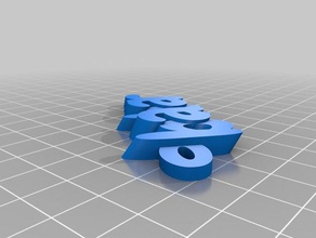 bahar pempe organização personalizado 3d print model - Mito3D