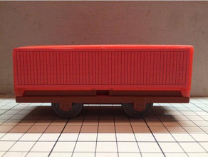 plarail langen container mechanisch ist - Spielzeug freight train tomy 3d print model - Mito3D