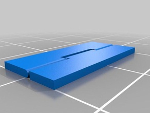 20mm simple hinge other customized 3d print model - Mito3D