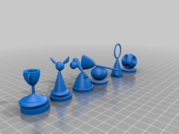quidditch chess set 3d printing 3D print model - Mito3D