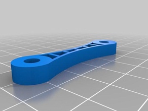 my customized servo direct connector surface melt femur thigh bone robotics 3d print model - Mito3D