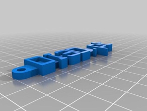 di3d chaveiro organização personalizado 3d print model - Mito3D