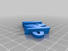 kelly Schlüsselanhänger angepasst 3d print model - Mito3D