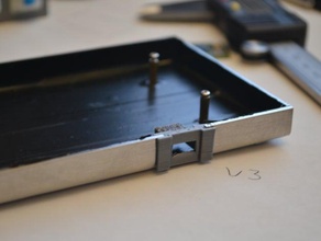 teensey Abdeckung mount-planck-gebildet unten diy Tastatur mechanische olkb ortholinear teensy 3d print model - Mito3D