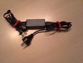 ajustable clip de câble l'organisation réglable customizer 3d print model - Mito3D