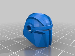 mandalorian helmet 3d printing starwars 3d print model - Mito3D