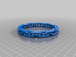 my 20 link circular chain other customized 3d print model - Mito3D