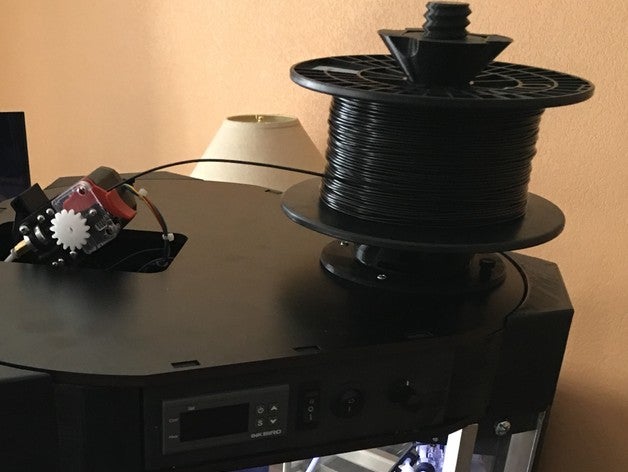 herhangi bir pozisyon evrensel boyutu filament biriktirme tutucu döner 3d yazıcı aksesuarlar rulman delta kossel max rostock'ta seemecnc kaykay 3D print model - Mito3D