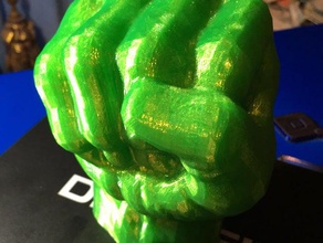 hulk à la main sculptures 3d print model - Mito3D