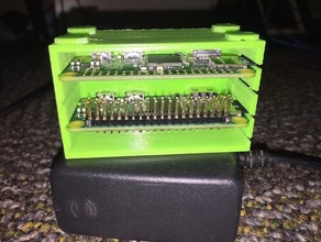 raspberry pi cero micro chasis electrónica 3d print model - Mito3D