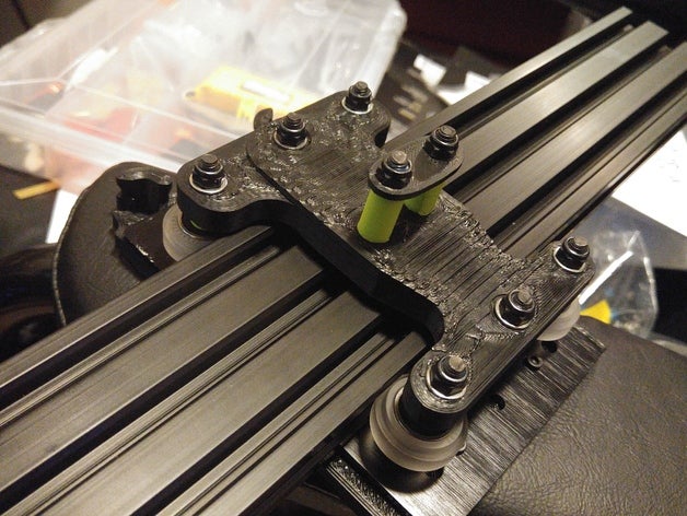 openbuilds x-slot-Achse druckbare Abstandshalter taz 3d Drucker Teile 3D print model - Mito3D