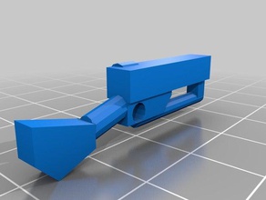 les retombées de lego à la carabine laser 3d l'impression 3d print model - Mito3D
