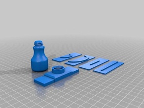 handwriting stamp set other 3d print model - Mito3D