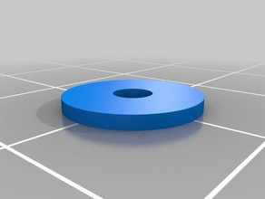 3mm inner 10mm outer diameter washer parts customized 3d print model - Mito3D
